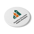 Ceramic Coaster — "Healthy Churches Make Disciples" Logo Drink Coaster