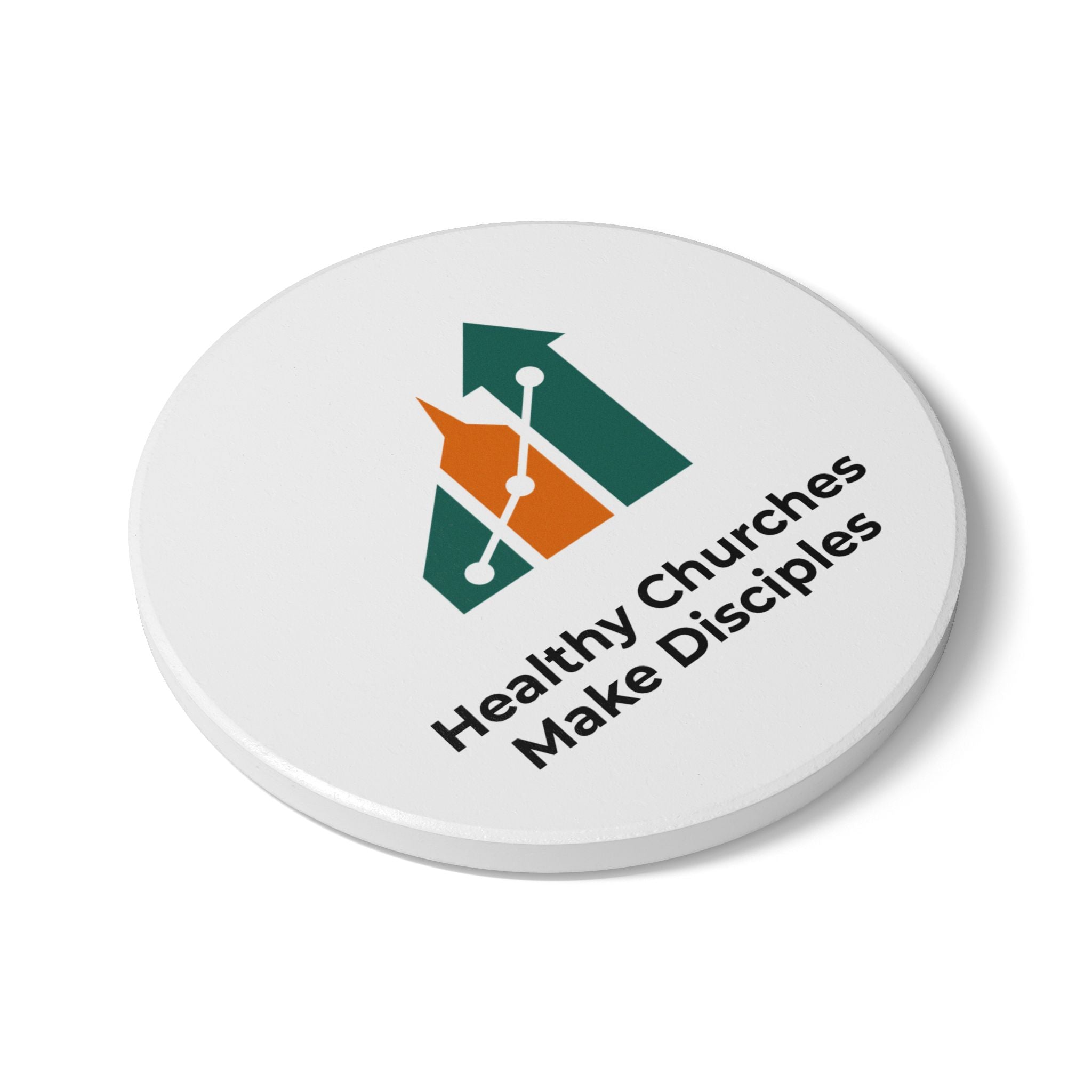 Ceramic Coaster — "Healthy Churches Make Disciples" Logo Drink Coaster
