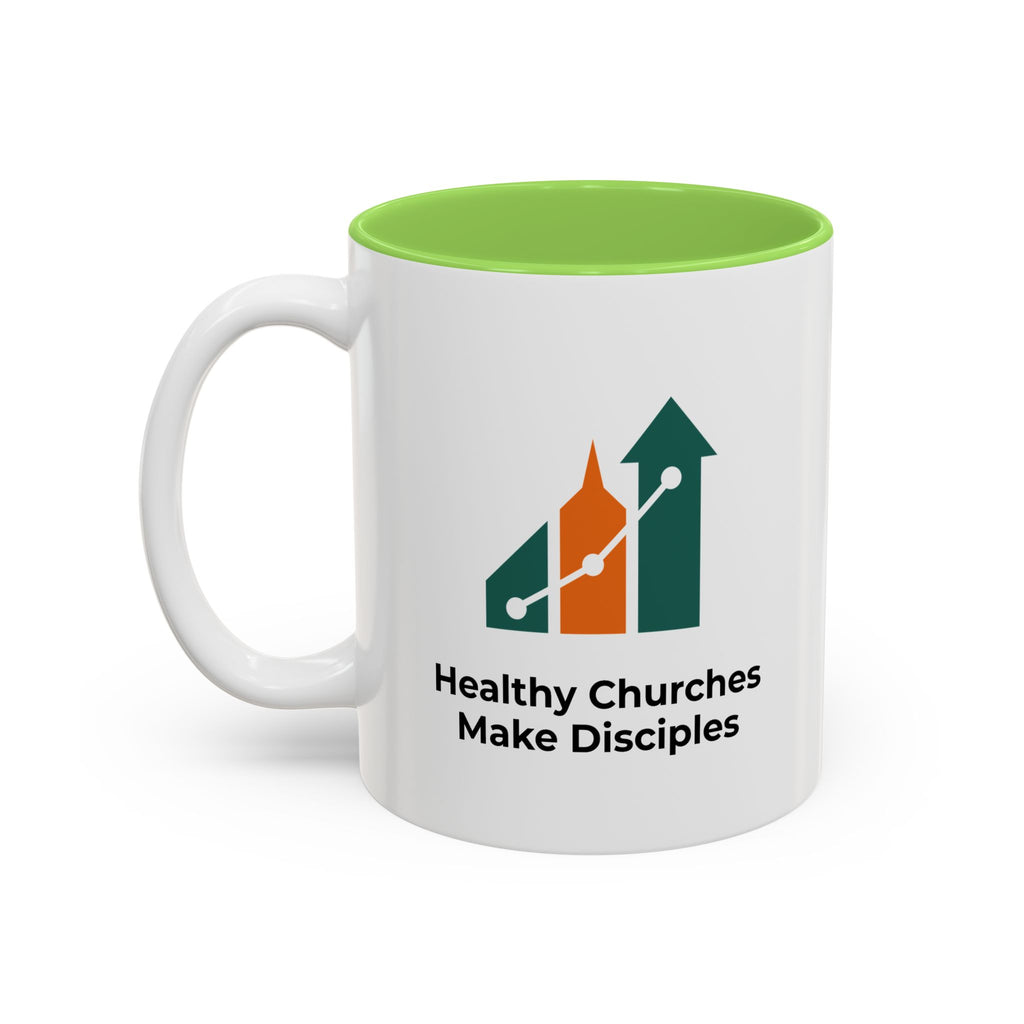 Accent Mug — Healthy Churches Make Disciples TMG Logo Mug (Two-Tone 11oz/15oz)
