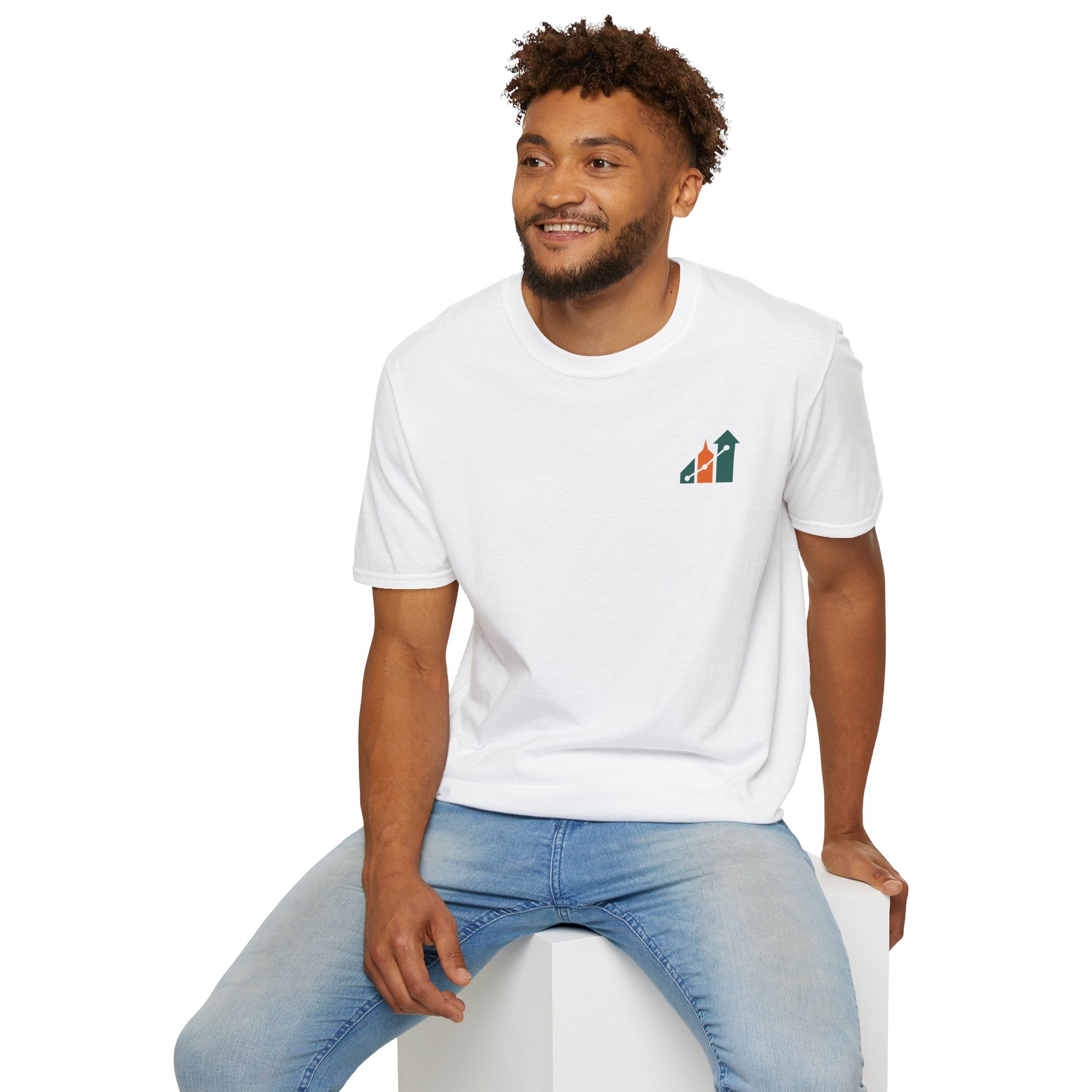 T-Shirt — Minimal Growth Arrow Logo Tee