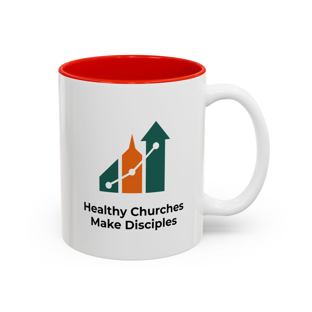 Accent Mug — Healthy Churches Make Disciples TMG Logo Mug (Two-Tone 11oz/15oz)