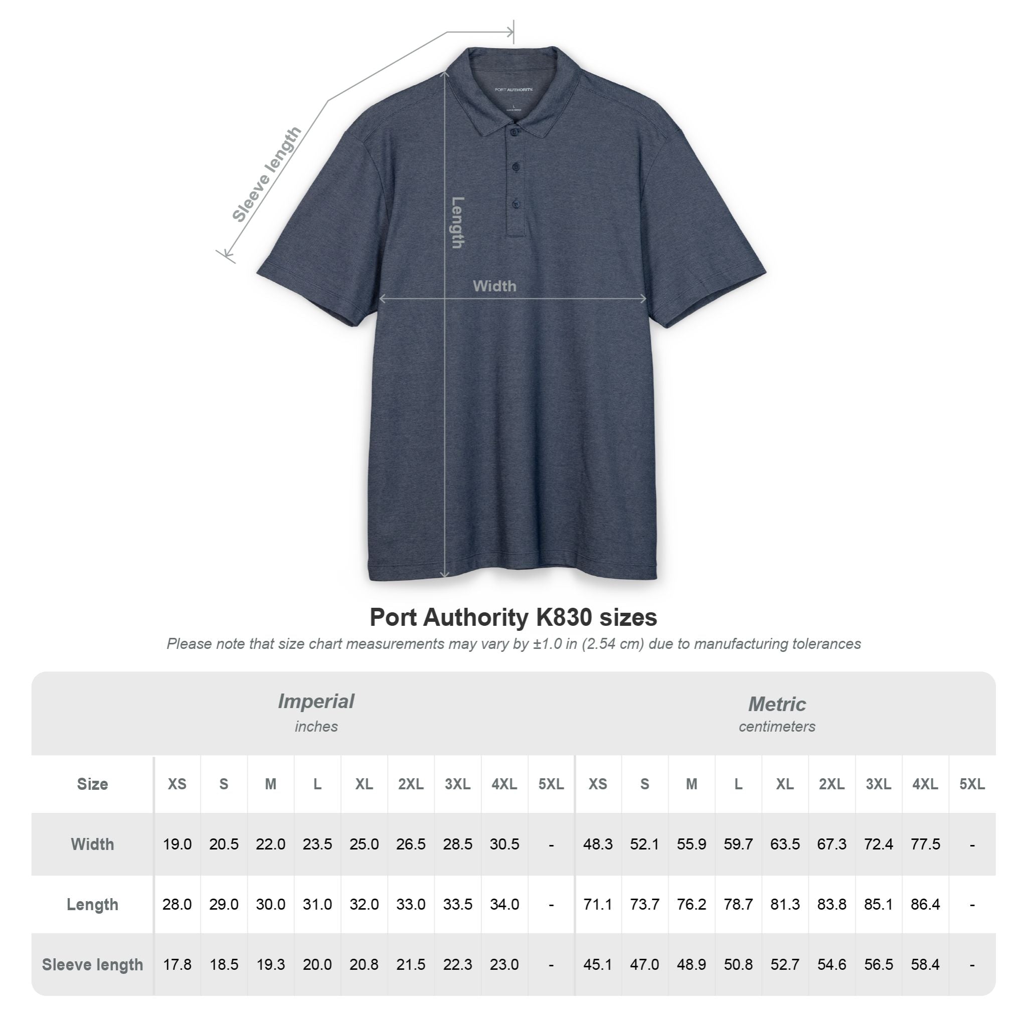 Embroidered TMG Logo Polo — Fine Pique Blend