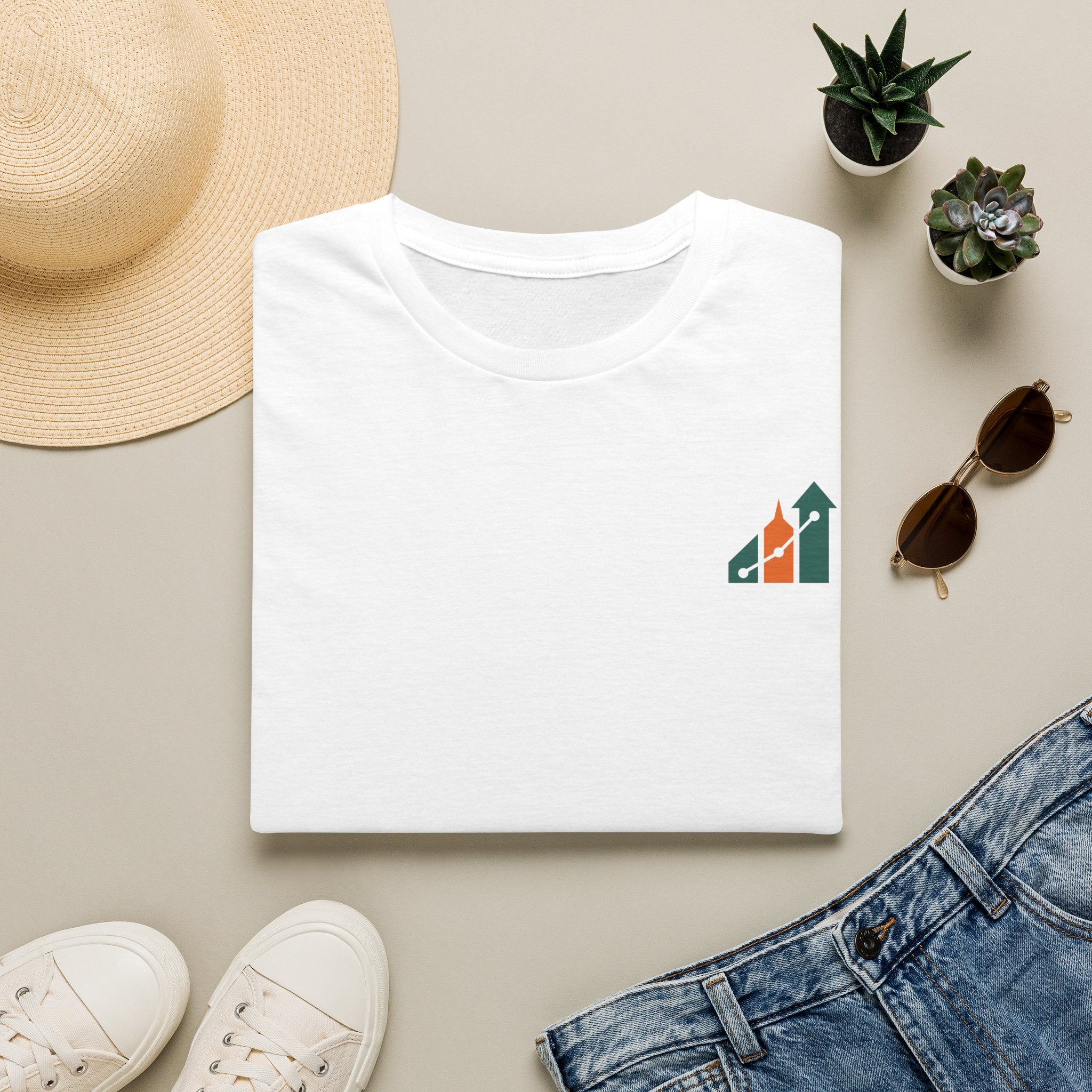 T-Shirt — Minimal Growth Arrow Logo Tee
