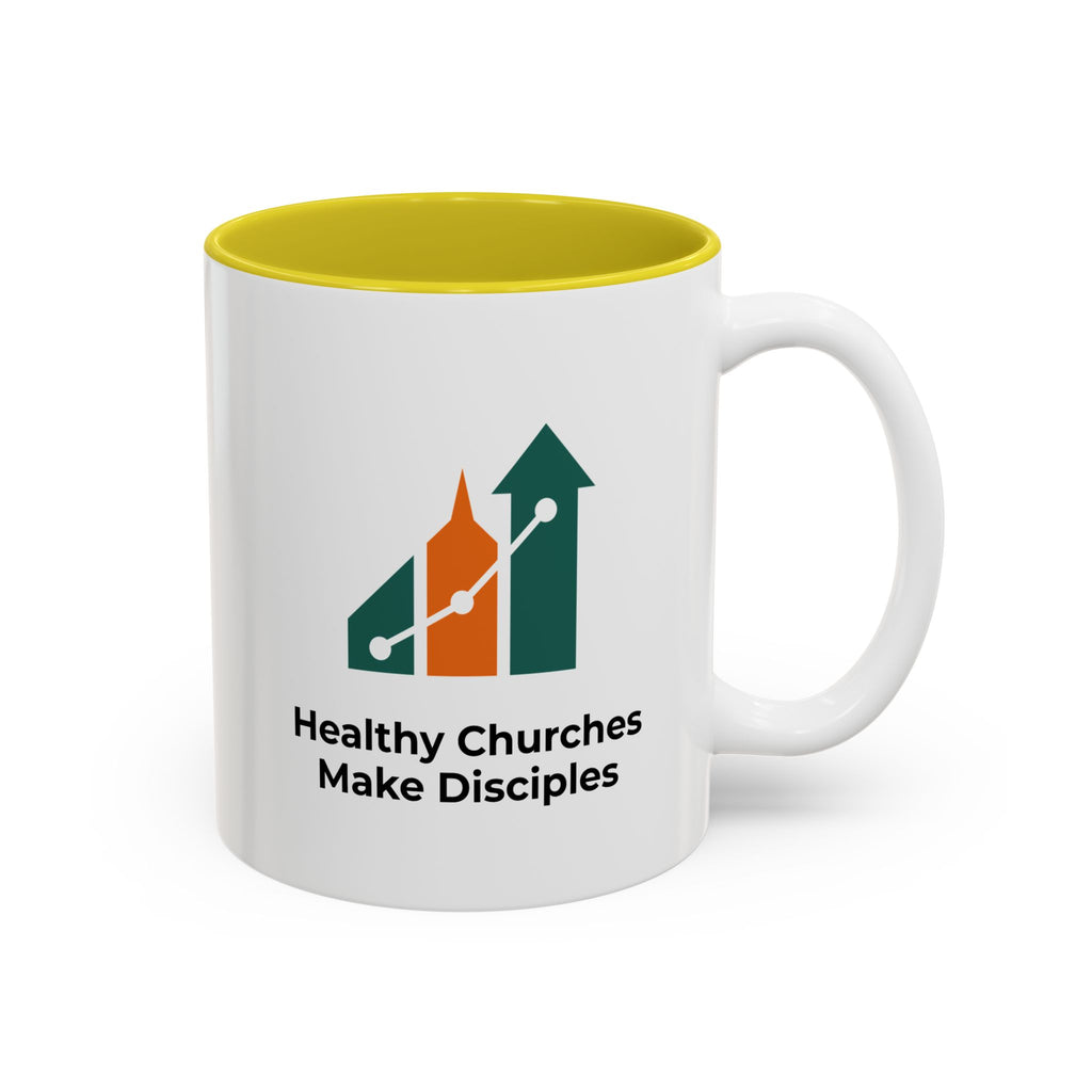 Accent Mug — Healthy Churches Make Disciples TMG Logo Mug (Two-Tone 11oz/15oz)