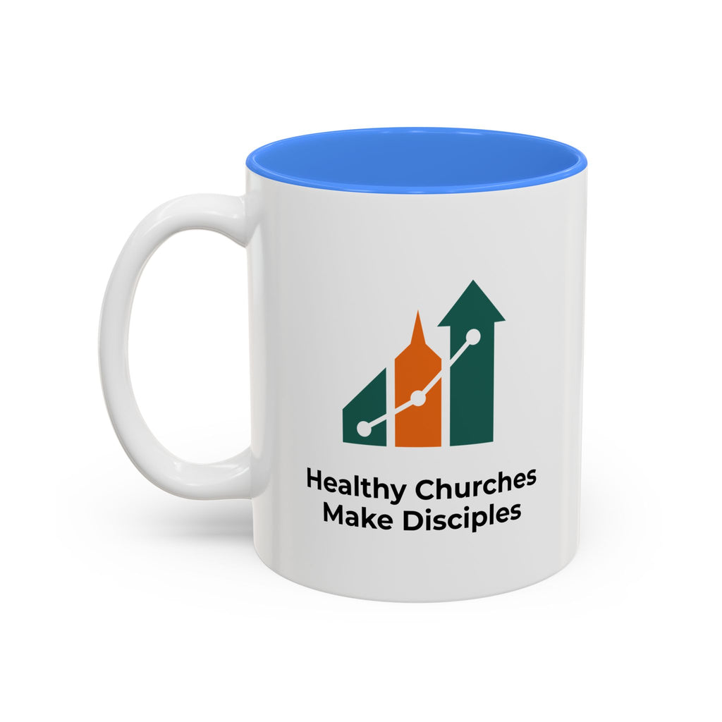 Accent Mug — Healthy Churches Make Disciples TMG Logo Mug (Two-Tone 11oz/15oz)