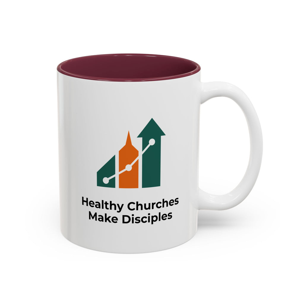 Accent Mug — Healthy Churches Make Disciples TMG Logo Mug (Two-Tone 11oz/15oz)