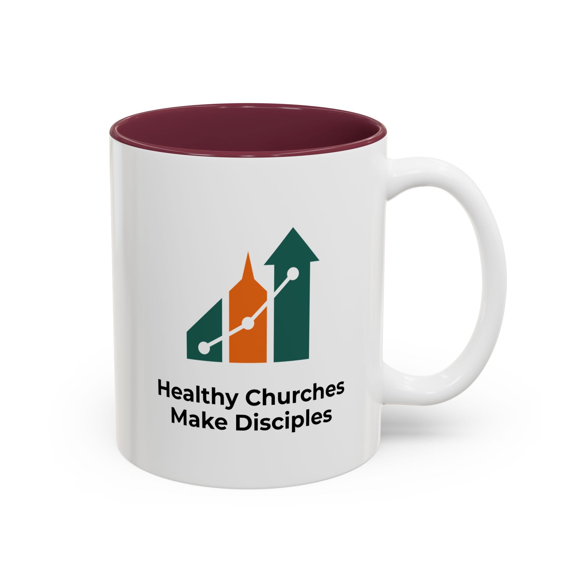 Accent Mug — Healthy Churches Make Disciples TMG Logo Mug (Two-Tone 11oz/15oz)