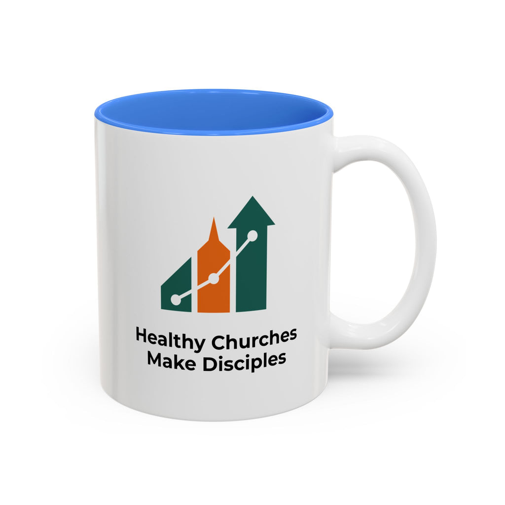 Accent Mug — Healthy Churches Make Disciples TMG Logo Mug (Two-Tone 11oz/15oz)