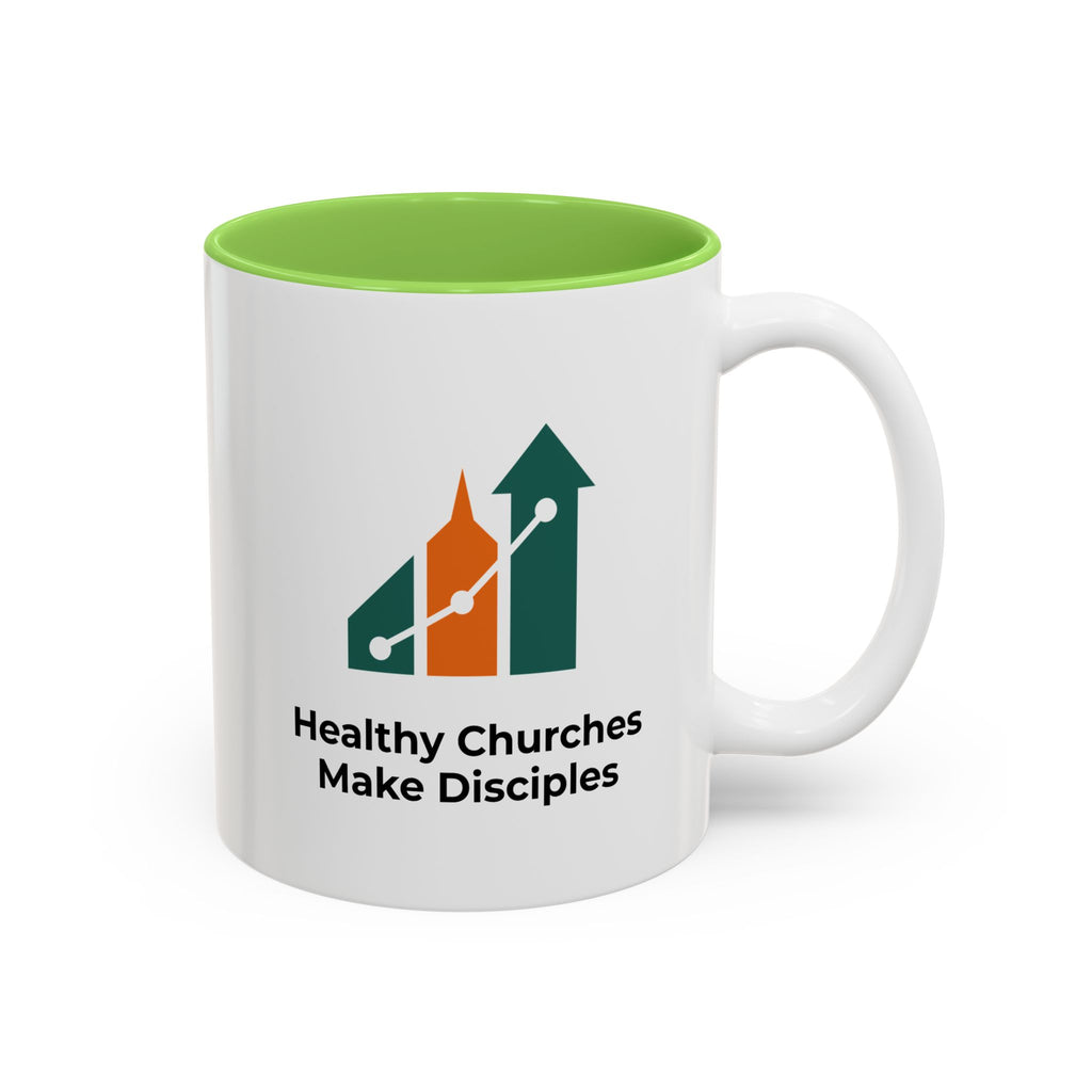 Accent Mug — Healthy Churches Make Disciples TMG Logo Mug (Two-Tone 11oz/15oz)