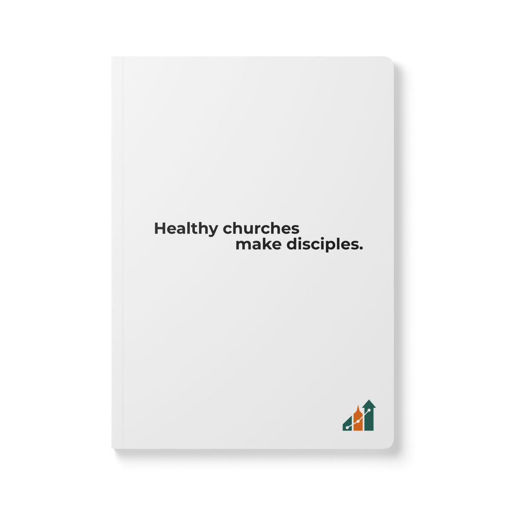 "Healthy churches make disciples." Softcover Notebook/Journal